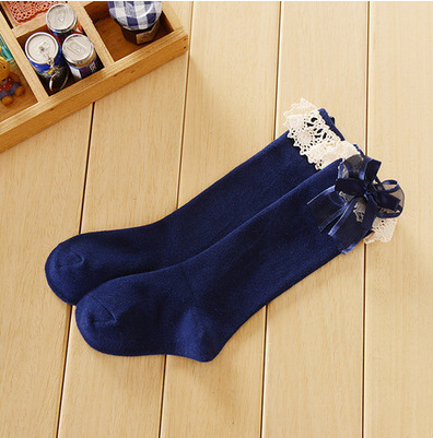 Winter Korean Lace Bow Princess Socks