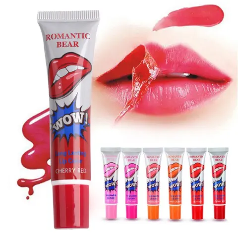 Amazing 6 Colors Peel Off Liquid Lipstick Waterproof Long