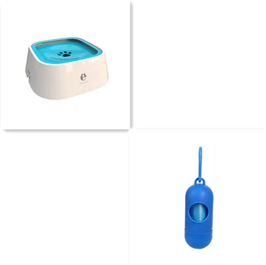 Non wet Mouth Dog Bowl, Floating Bowl, Anti overturning A Set - Shop at LoveMi