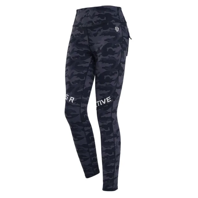 Fitness Pants Women's High Waist, Hip Lifting, Abdomen Tightening, Elastic Tight Black Grey Plush - Shop at LoveMi