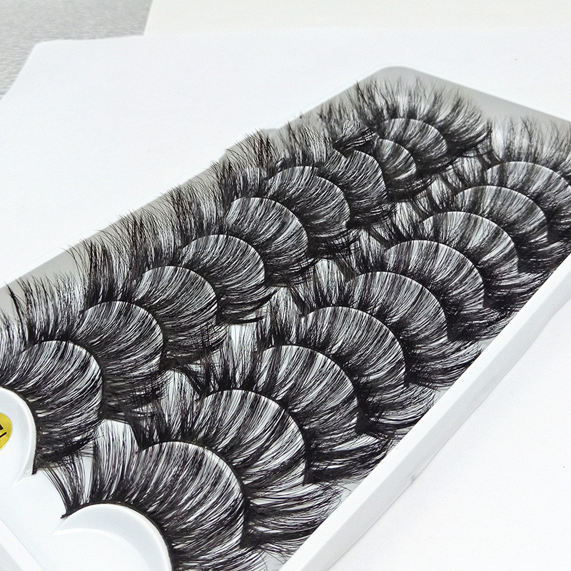3D126 Makeup Thick False Eyelashes Long Curling