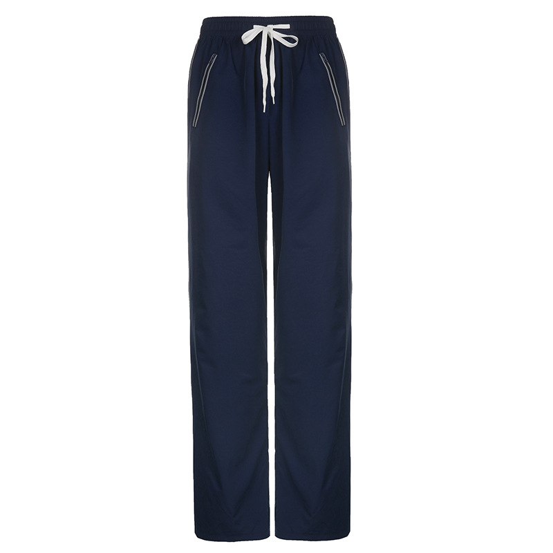 Title 5, Losse casual broek met elastische veters en hog...