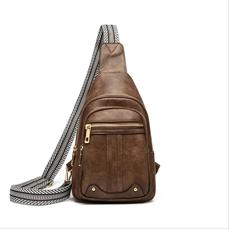 Only Self Pickup---Sling Bag Crossbody Bags For Women, Fanny Packs For Women Chest Bag For Work Shopping Pack Crossbody Purse , Brown, Small, Sling Bag — foto 2