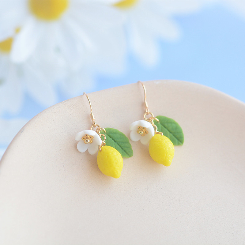 Title 3, New Year Christmas Plant Leaf Flower Earrings