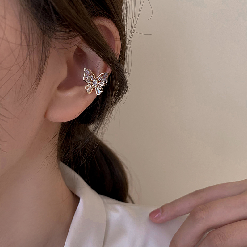 New High-end Sense Of Niche Simple Temperament Bow Ear Bone Clip