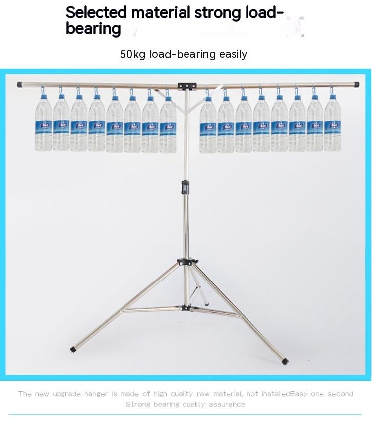 Removable Clothes Hanger Foldable And Portable Clothes Rack Selling Display Shelf Floor