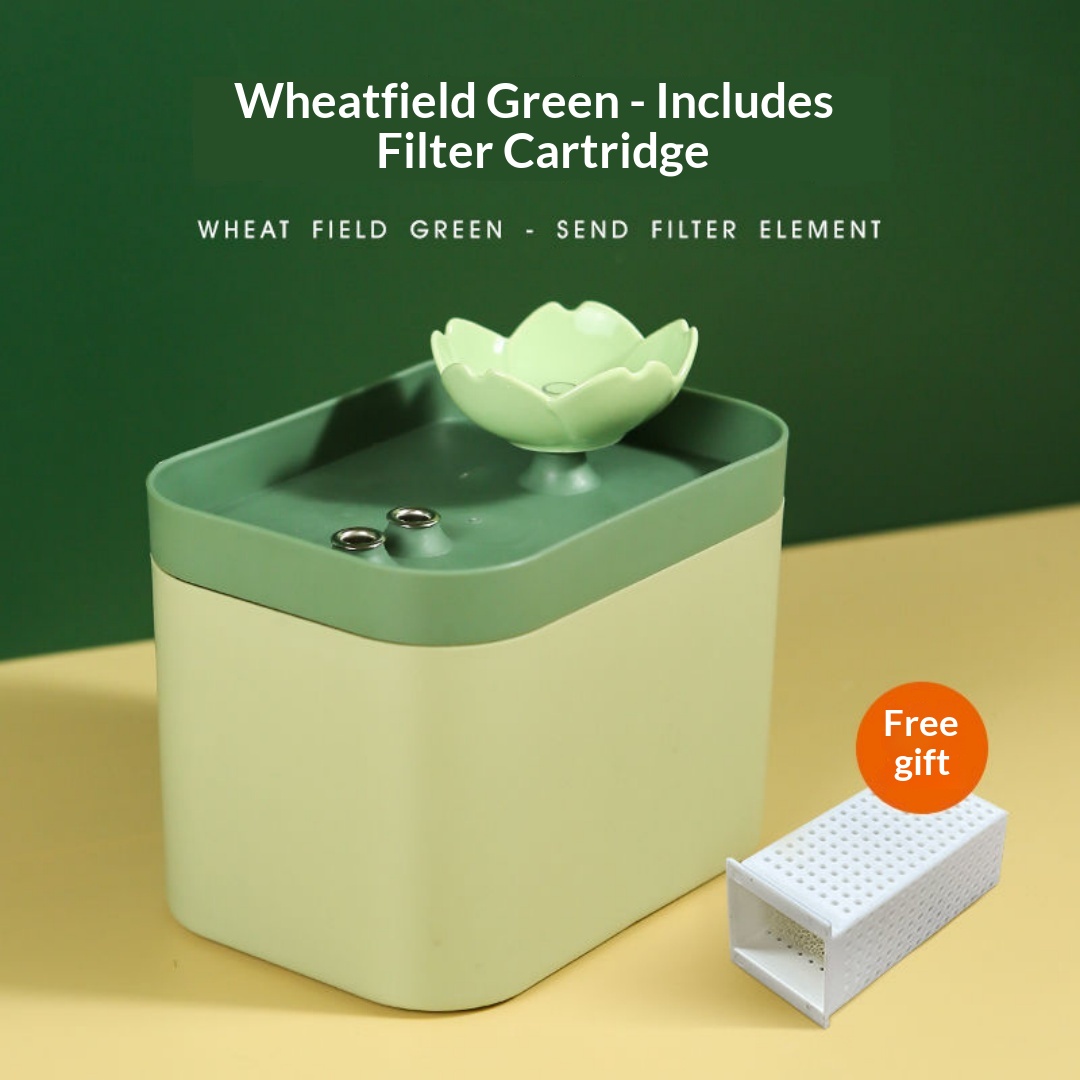 Silent Automatic Circulating Filtered Pet Water Fountain