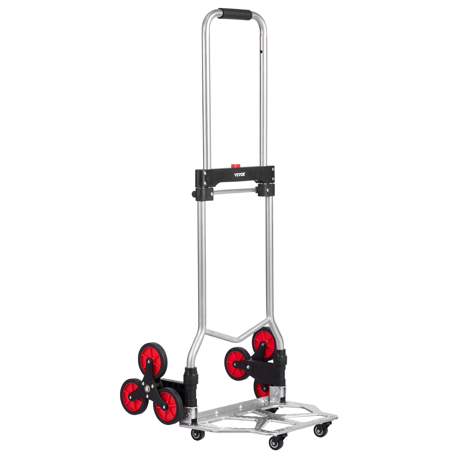 Stair Climbing Cart Heavy Duty Folding Hand Truck Dolly 260 Lbs 10 Wheels