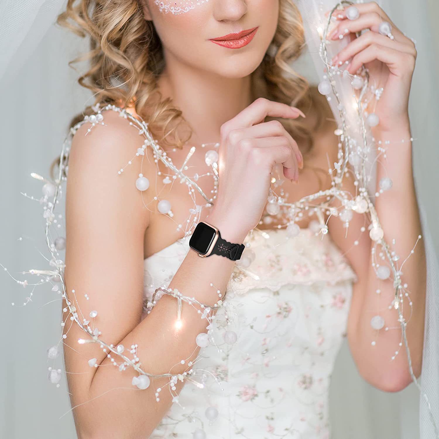 New Plum Blossom Ultra-thin Hollow Lace Strap