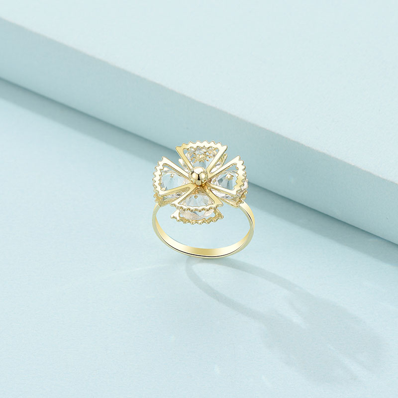 Fashion New Ladies  Geometric Copper Ring