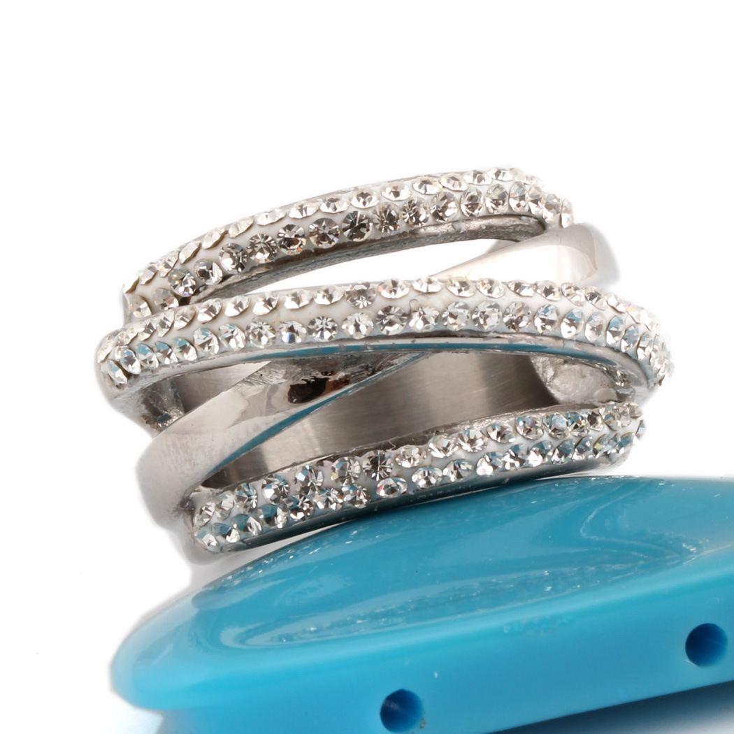 Creative Three-dimensional Cross 304 Stainless Steel Ring