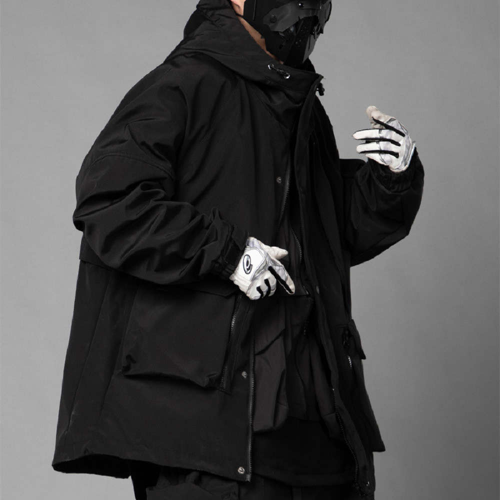 Men's Loose Casual Hooded Coat