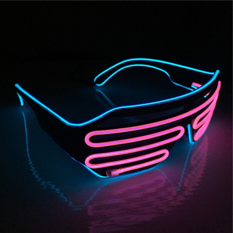 Title 4, LED bi-color luminous blinds decorative glasses