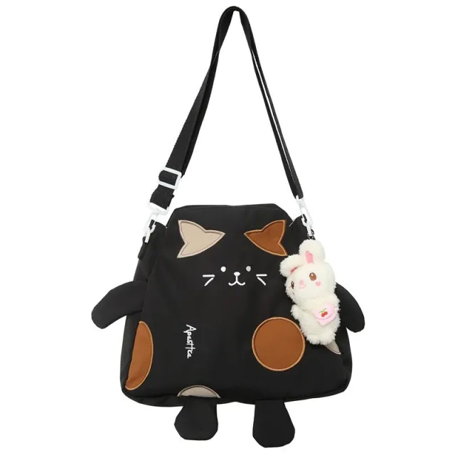 Cartoon Japanese Girl Cute And Girlish Temperament Crossbody Bag Black - Shop at LoveMi
