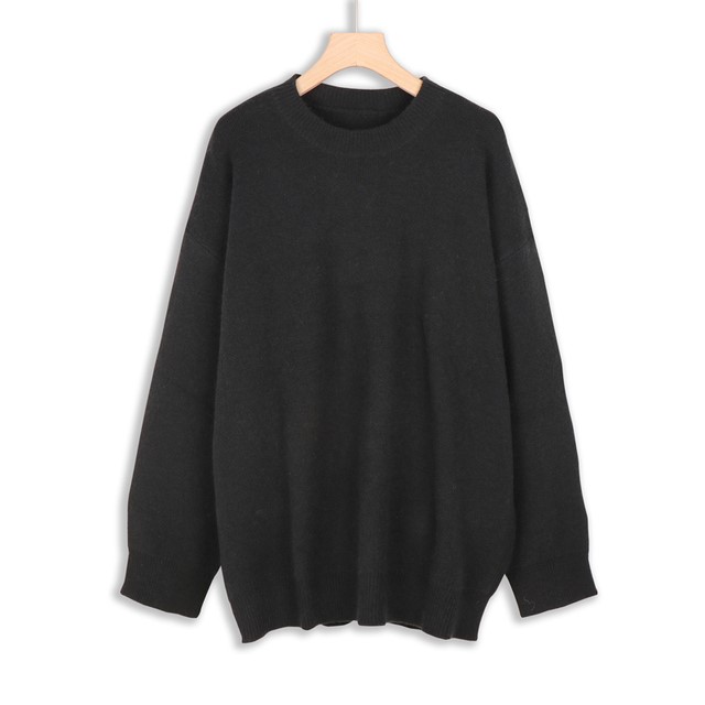 Oversize Women Sweater Plus Size Mid-length Elegant Sleeve