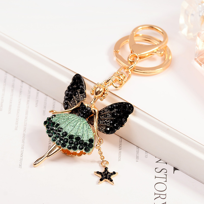 Creative Little Angel Beautiful Ballet Girl Car Pendant