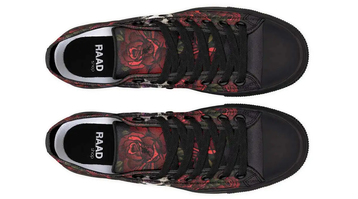 Fashion Print Couple Low-Top Canvas Shoes