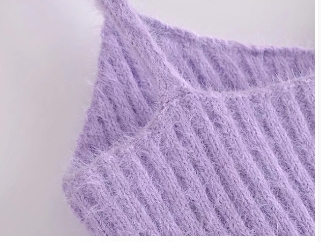 European Style Mohair Clash-colored Jewelry Pocket - Image 6