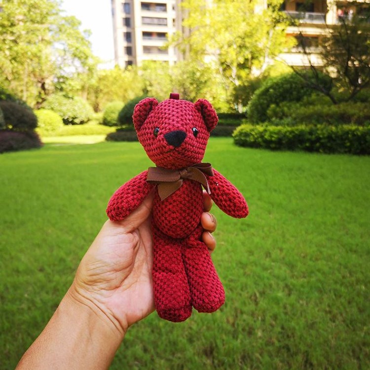 20cm pineapple bear crimson