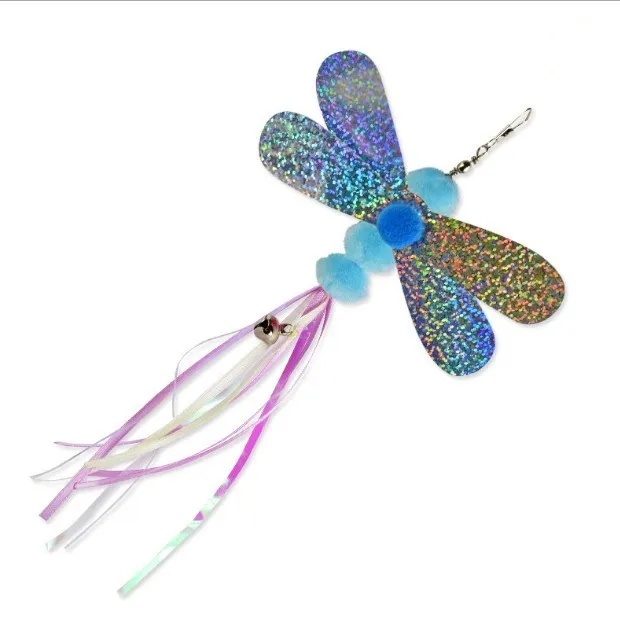 Insect Series Funny Cat Stick Replacement Head Cat Toy Blue - Shop at LoveMi