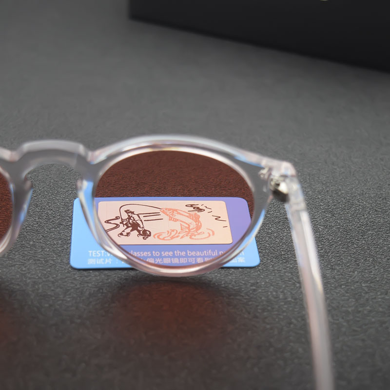 New Polarized Round Fashion Small Frame Rice Nail Sunglasses