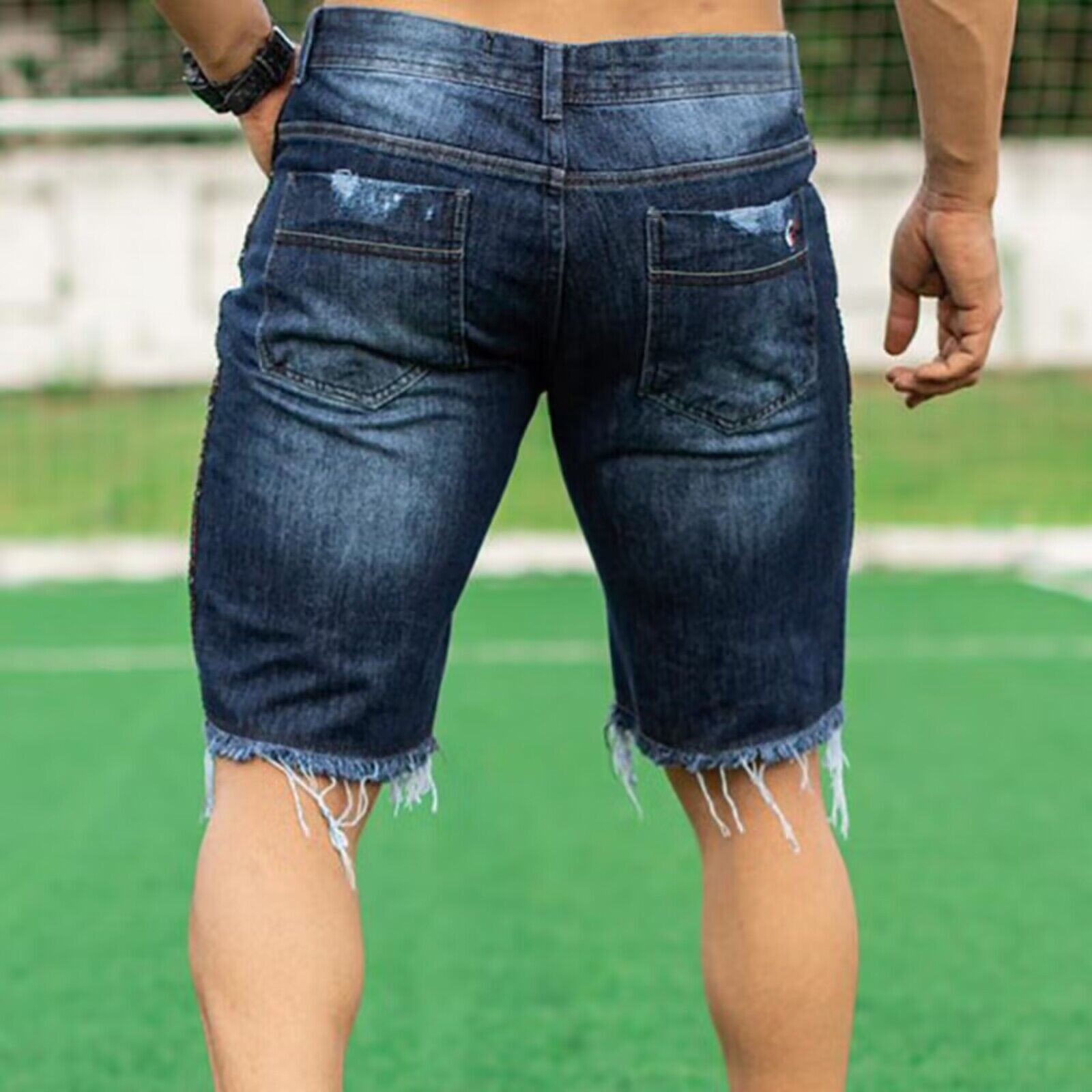 Title 6, Shorts Jeans Masculinos Nova Moda Verão Confort...