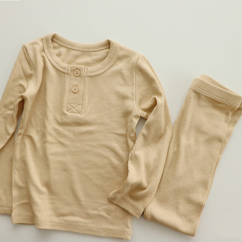 Baby Kids Pajamas Sets Girl Boy Sleepwear Suit Autumn Kids — foto 7