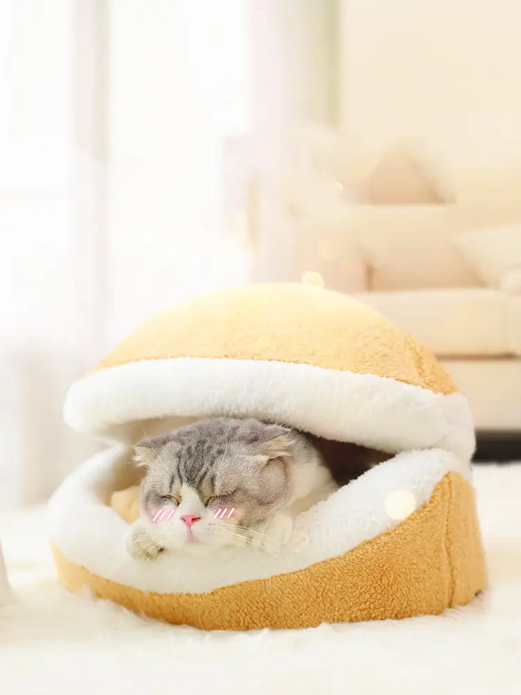 Cat Litter Closed Deep Sleep Warm Net Red Mat Summer Pet Supplies