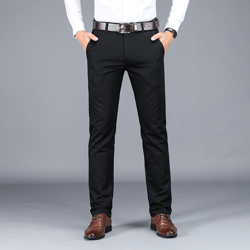 Title 2, Neue Herren Business Casual Hose Gerade Beine E...