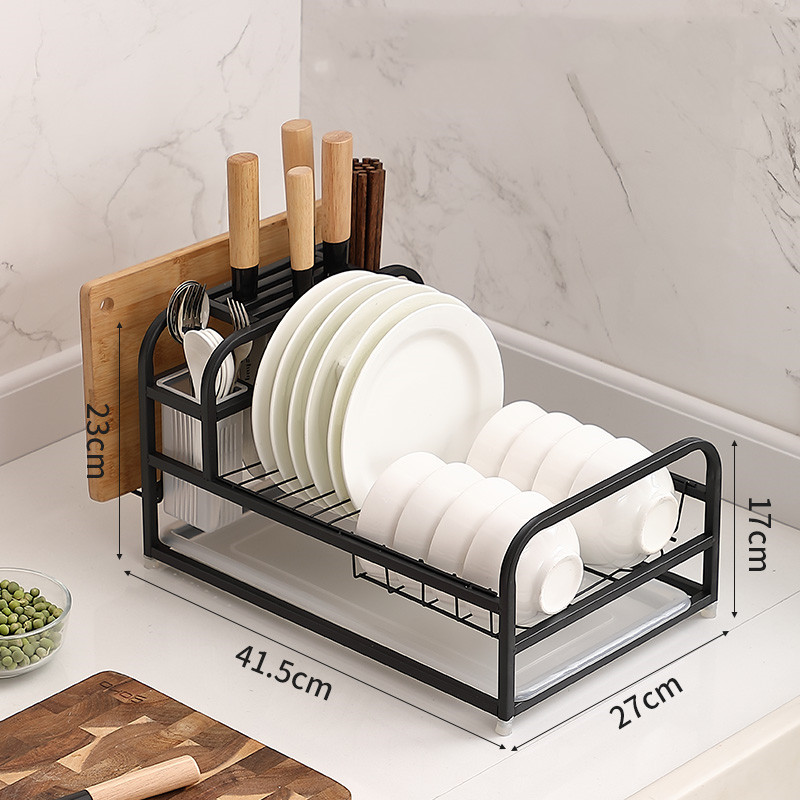 Title 4, Kitchen Shelves Dishware Storage Rack Dry Washi...