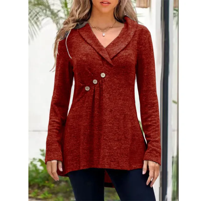 European And American Knitwear Cashmere Sweater Base Coat Red - Shop at LoveMi