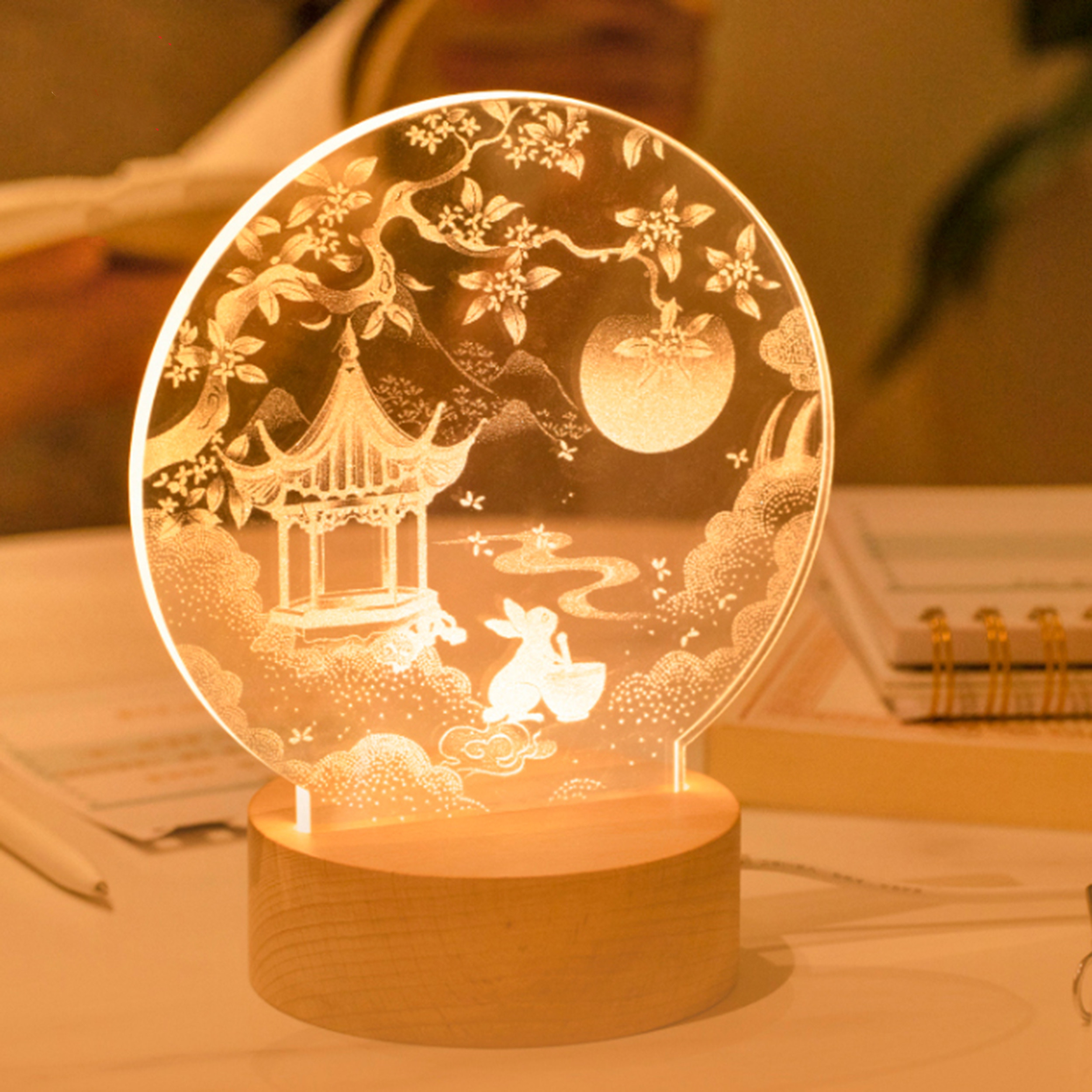 USB Acrylic Night Light, picture 4 of 4