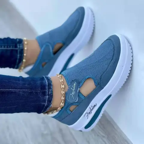 Women's Sneakers Summer New Ladies Casual Low Wedge Breathable