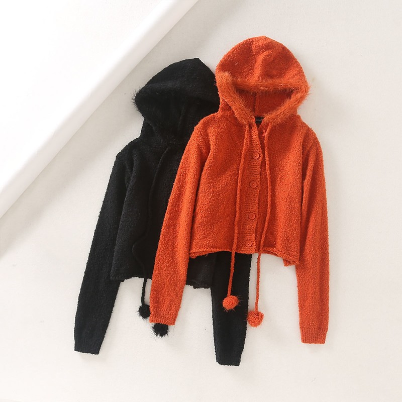 Title 5, Fashion hooded collar long sleeves