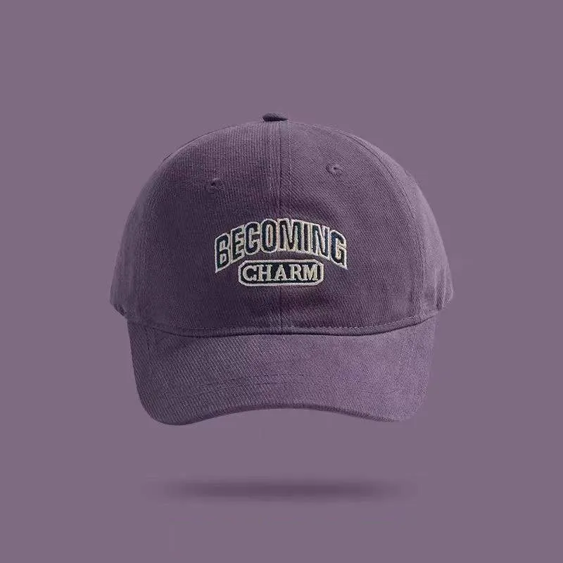Men's And Women's Universal Letter Embroidery Soft