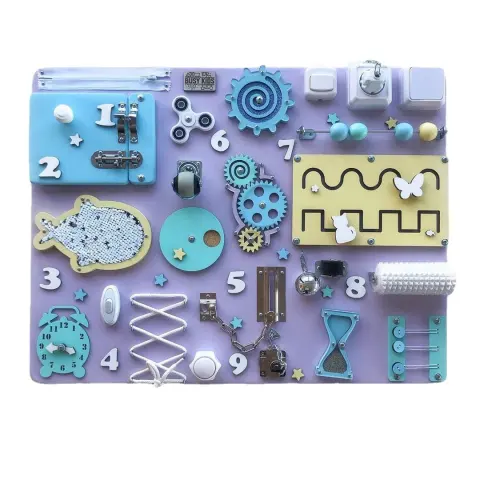 Diy Wood Chip Hand-painted Graffiti Accessories Alarm Clock Gear