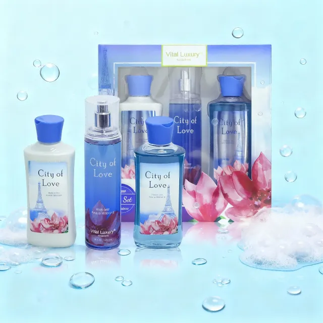 Christmas Gift Set 3 Piece Set, 10 Fl.oz Body Care Fragrance Set, Featuring Floral, Candy, And Sweet Pea Scents. Includes Scented Shower Gel, Body ... City Of Love - Shop at LoveMi