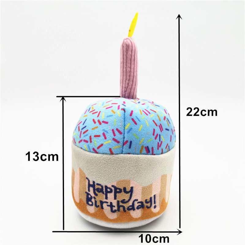 Little plush birthday cake