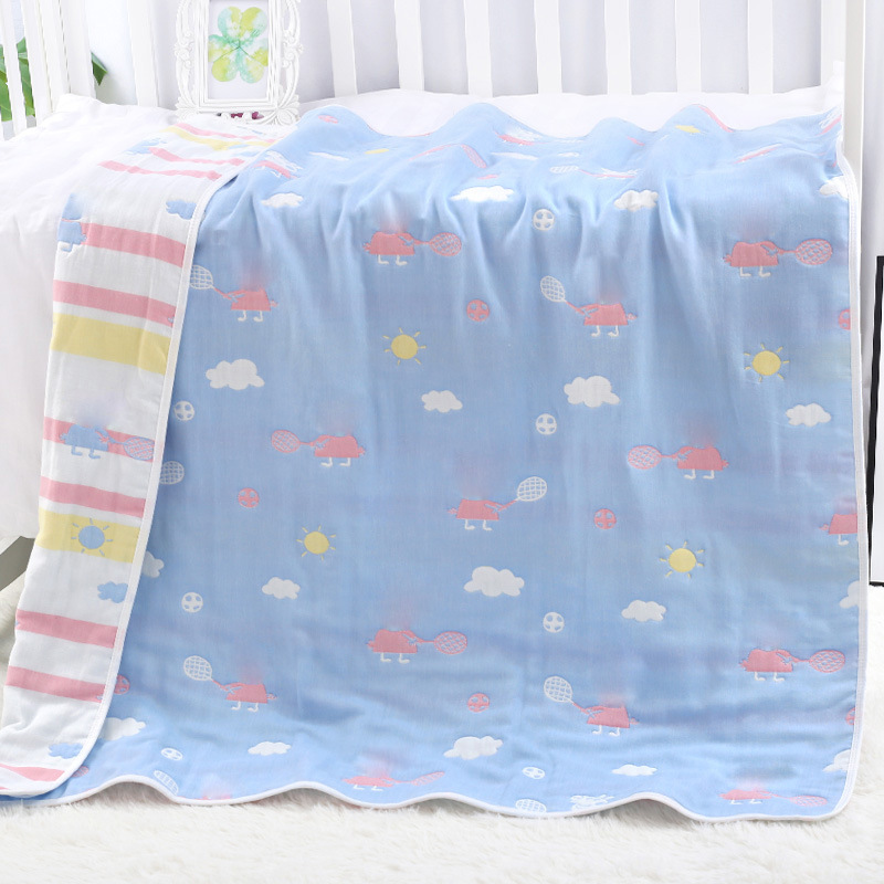 Title 19, Cotton Six-layer Gauze Towel Quilt Gauze Bath T...