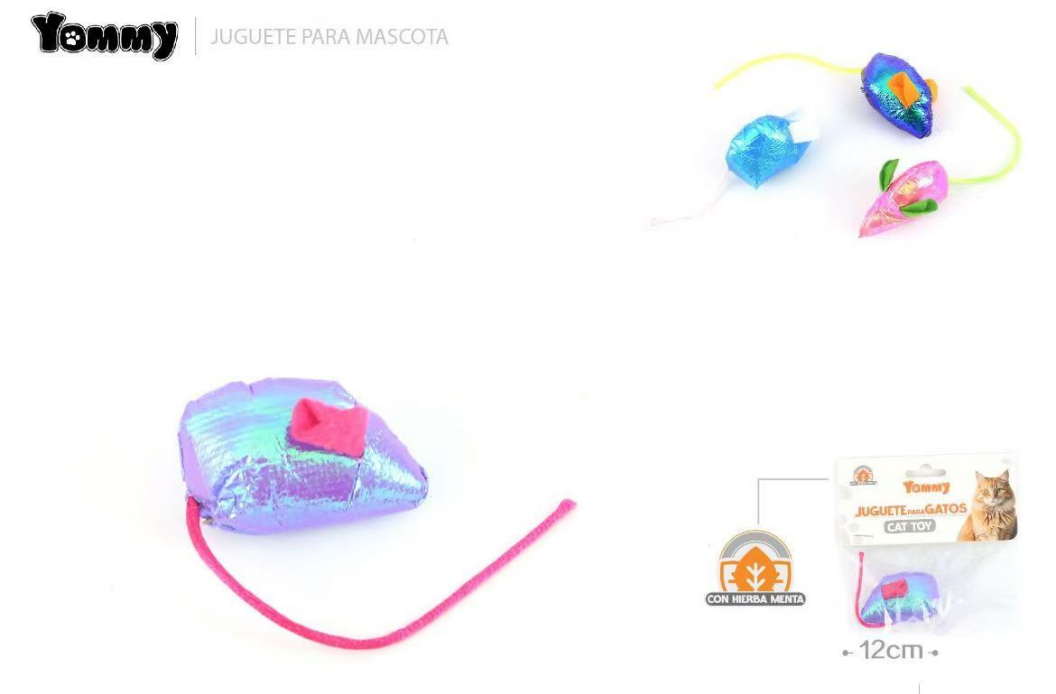 Fabric Mouse With Catnip