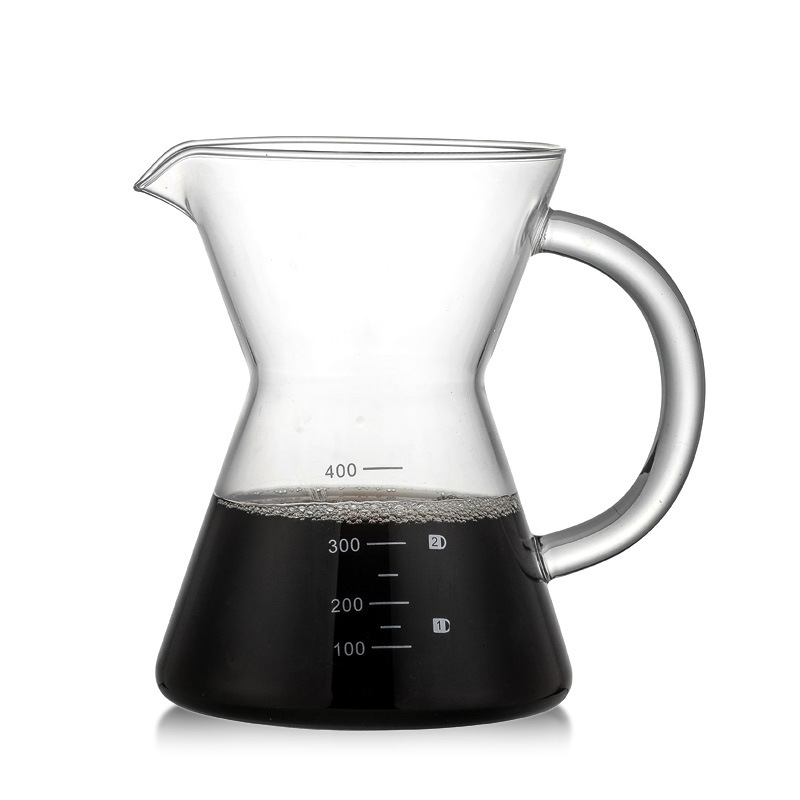 High Borosilicate Glass Hand Brewed Coffee Pot