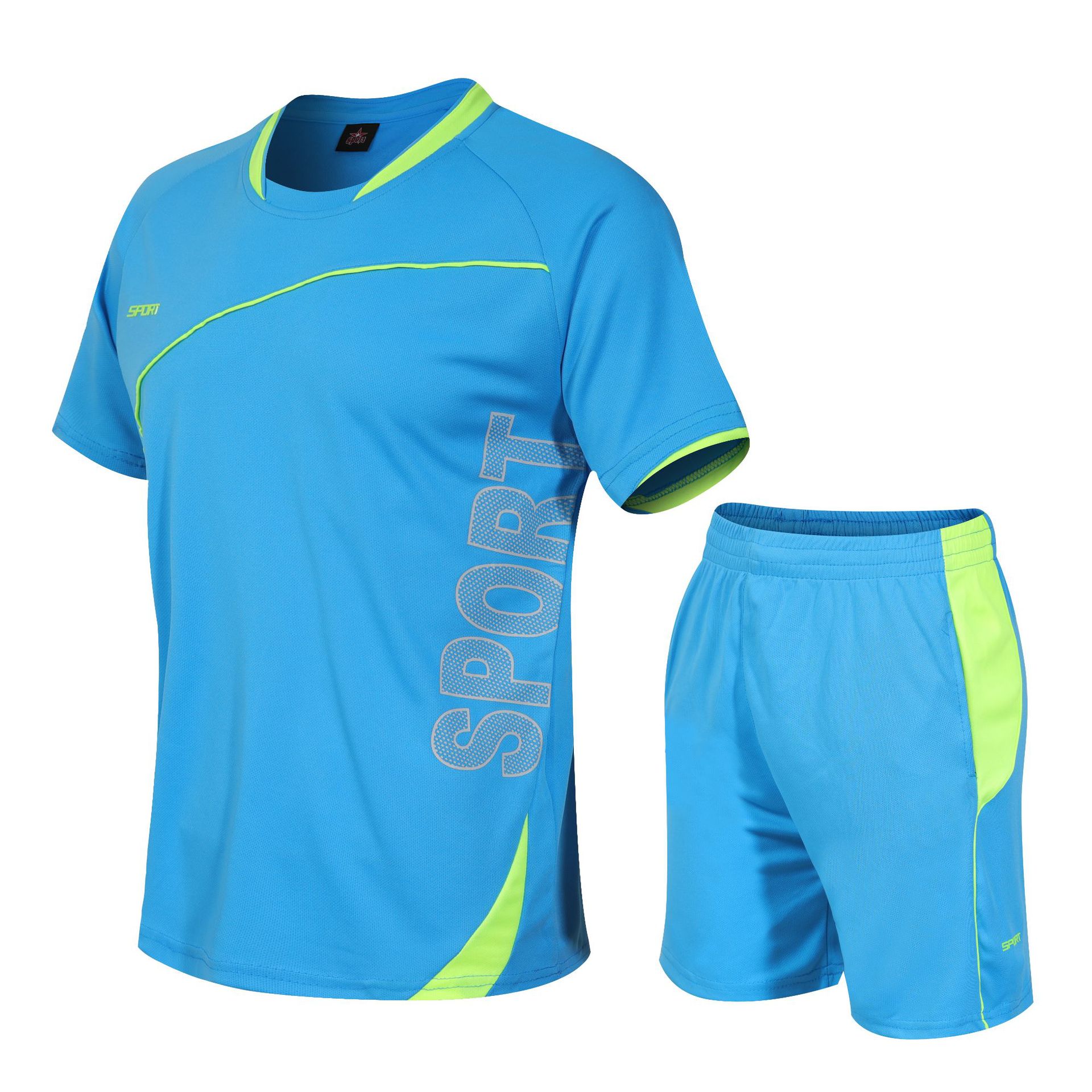 Sports Suit Clothes Casual Men's Short Sleeves