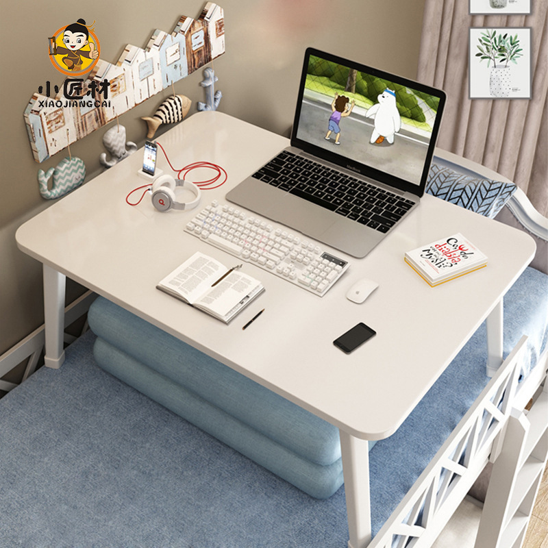 Folding Computer Bedroom Card Slot Bed Desk - Image 12