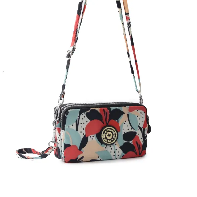 Cute All match Mobile Phone Bag Female Messenger Korean Style Trendy Mini One shoulder Coin Purse Red - Shop at LoveMi