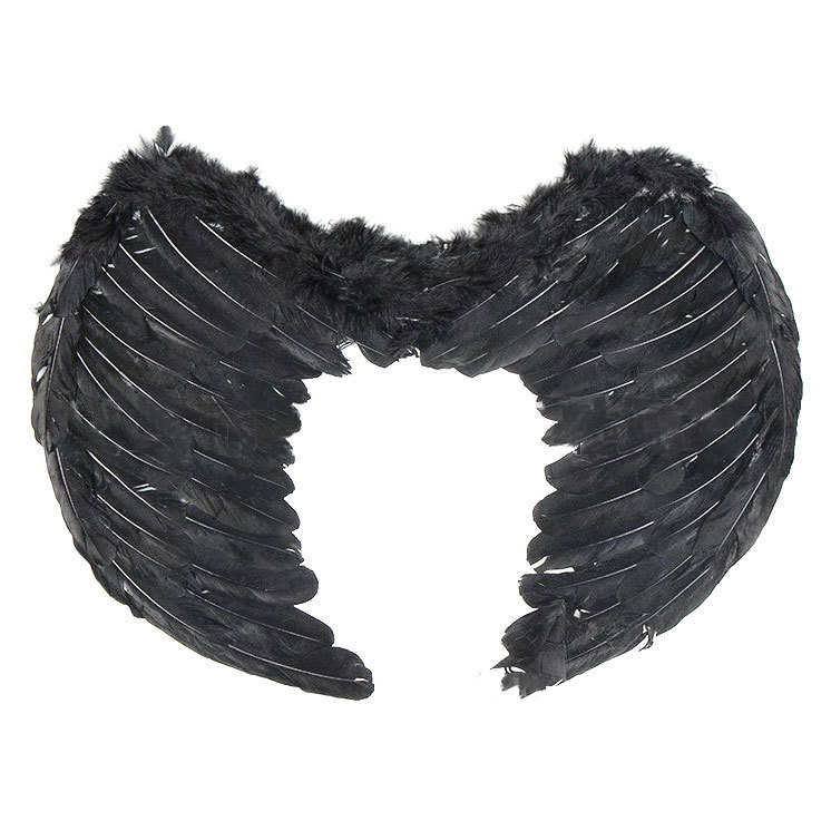 Halloween Costumes, Children's Performance Props Angel Wings Black - Shop at LoveMi