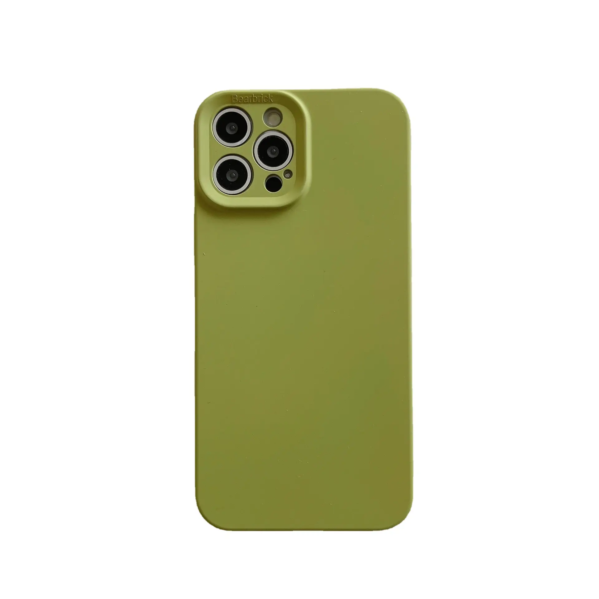 Ins Style Simple Solid Color Silicone Phone Case