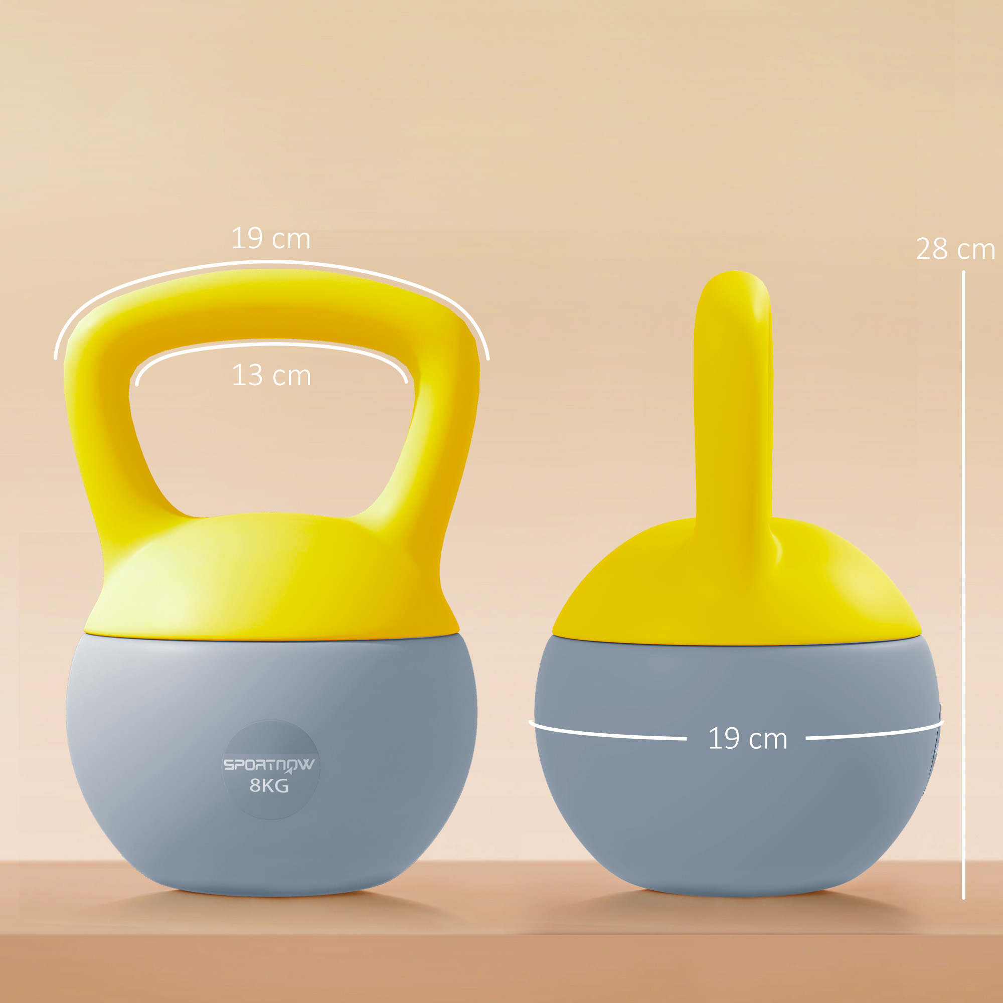 8kg Soft Kettlebell With Anti Slip Handle, Suitable For Home Gym — image 6