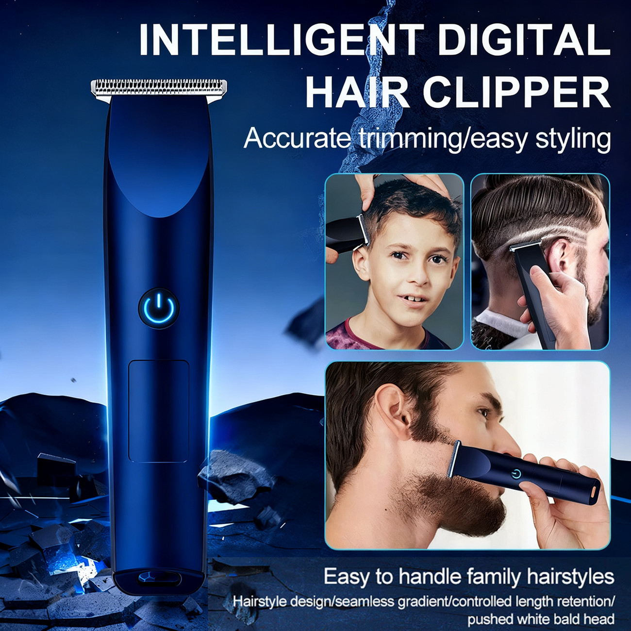Men's Electric Hair & Beard Trimmer - Stylish Grooming For Results — image 11