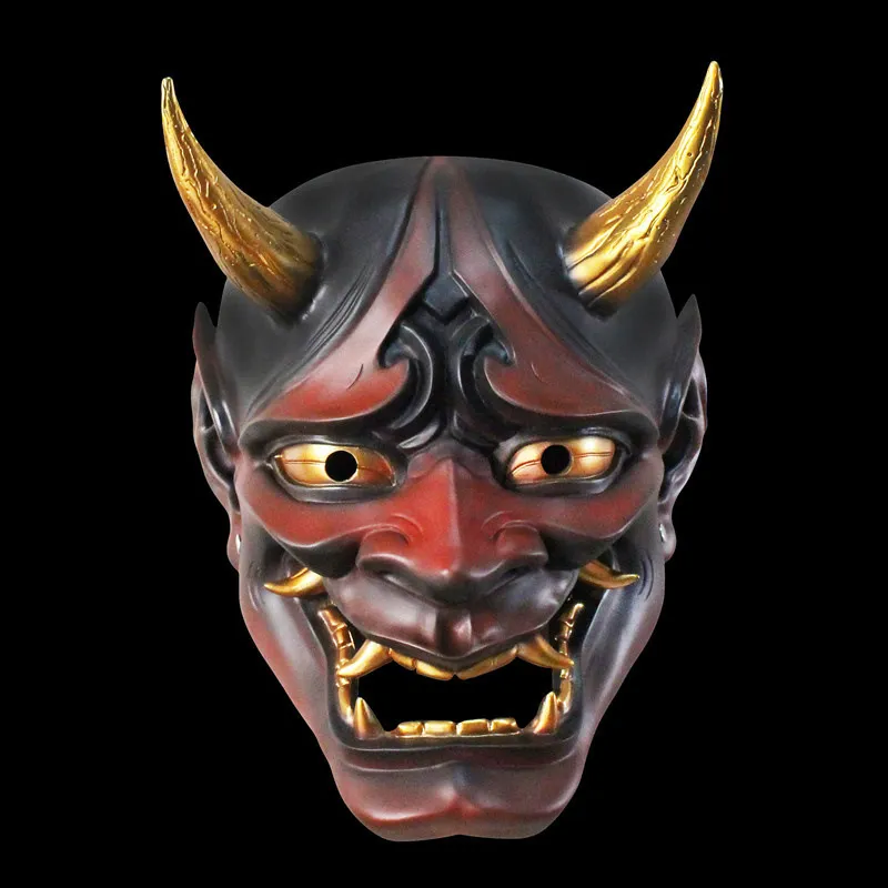 Resin Mask Dress Up Prom Party Mask - Red
