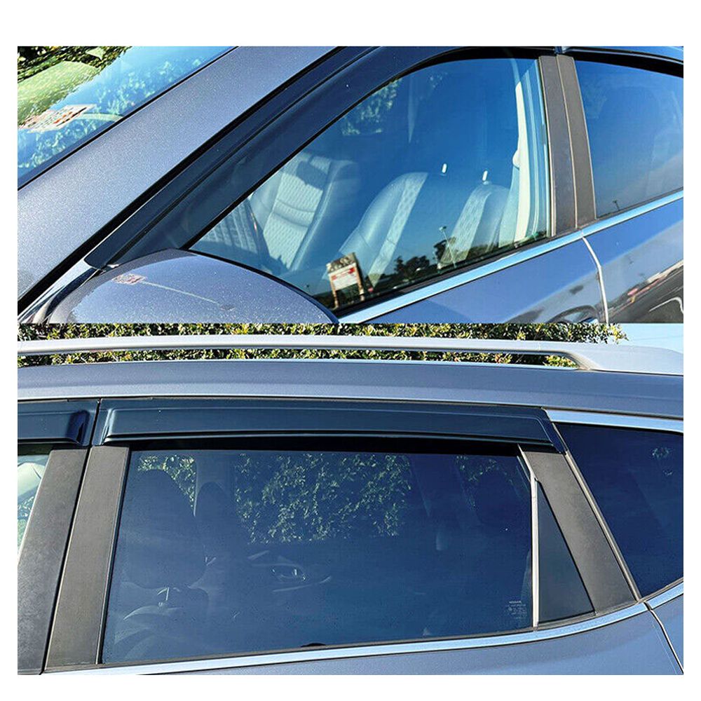 Fits 14-20 N Issan Rogue SV & SL Tape On 4PCS Window Visors Sun Rain Guard — foto 6